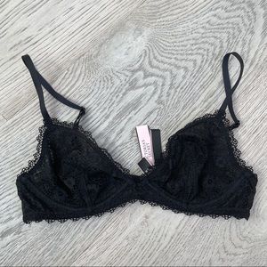 VICTORIA’S SECRET | Black Sheer Bra NWT